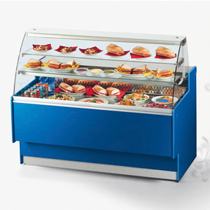 tủ mát trưng bày bánh kem BX Màu xanh lam ba lớp